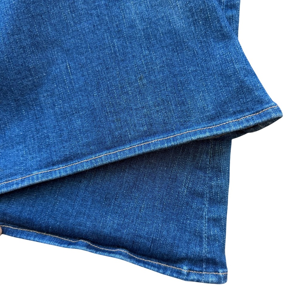 FRAME Le Crop Bell High Rise Flare Jeans Blue Medium Wash Women's Size 29 - Picture 8 of 9